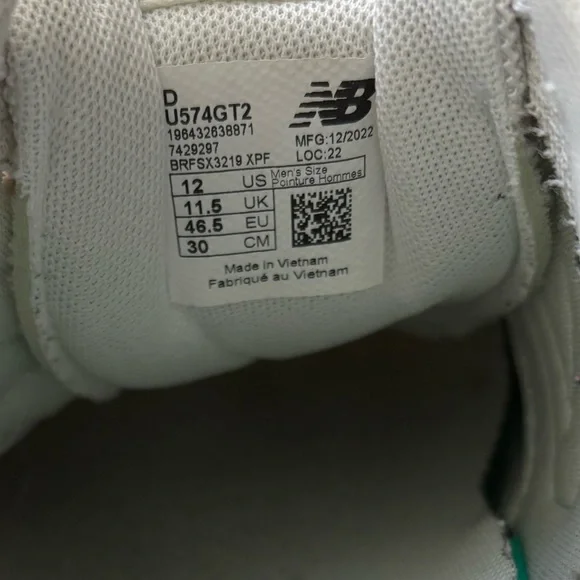 New balance 574 men’s size 12 - Picture 7 of 7